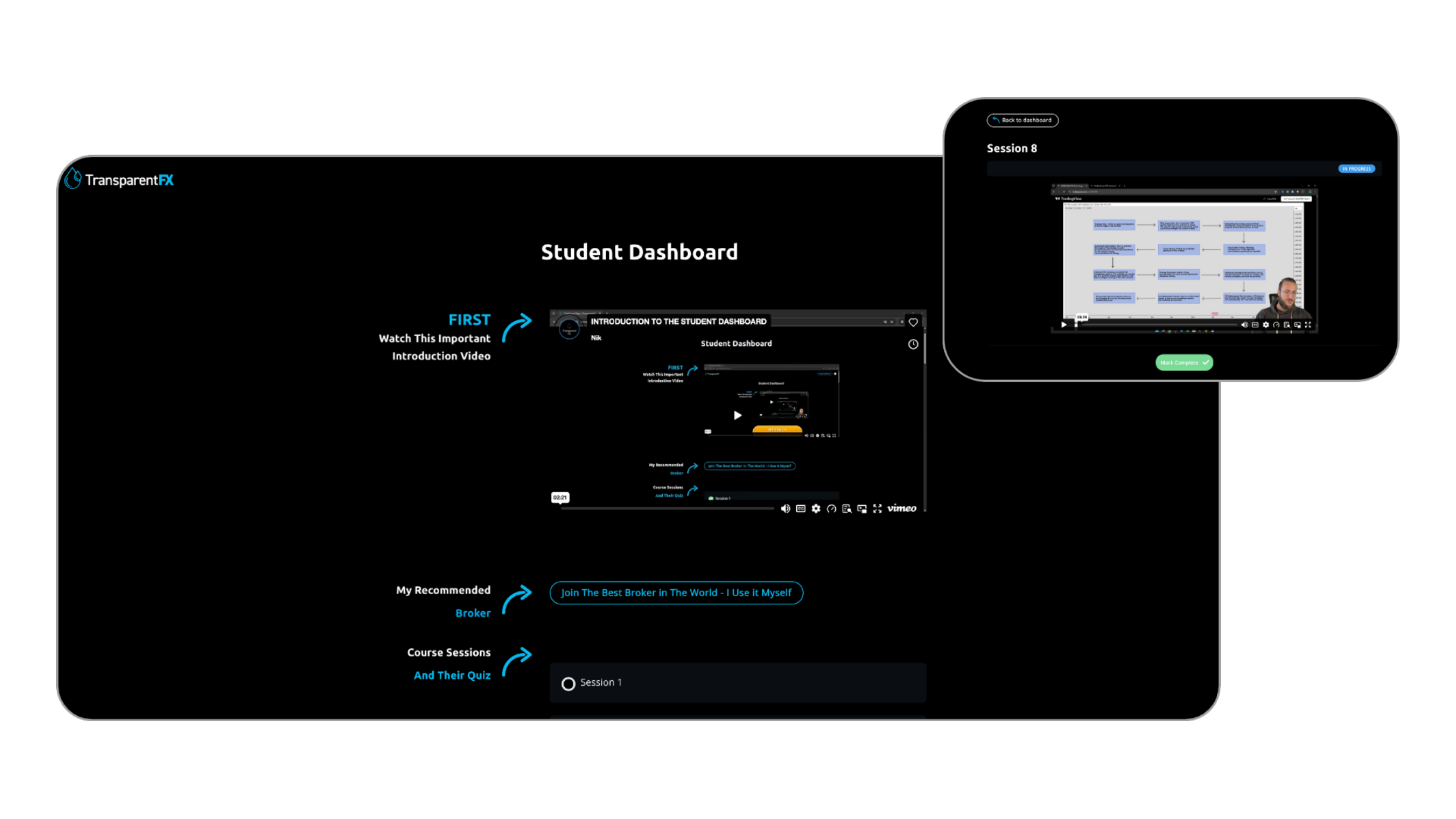 TransparentFX course library